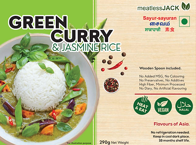 Rice-meals Green Curry