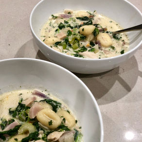 Creamy Chicken + Gnocchi Soup
