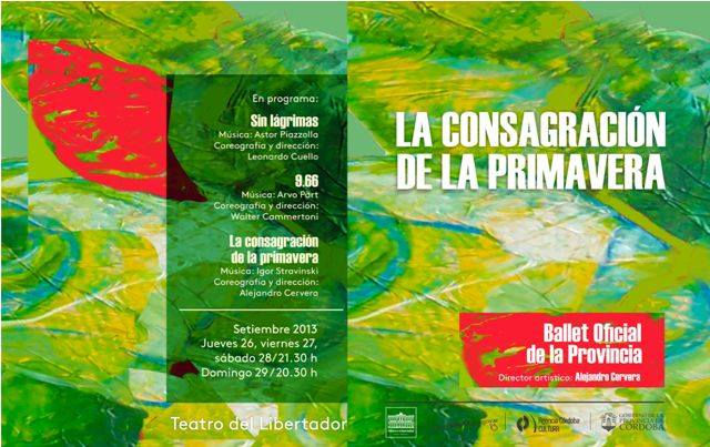 Consagración de la Primavera 2013