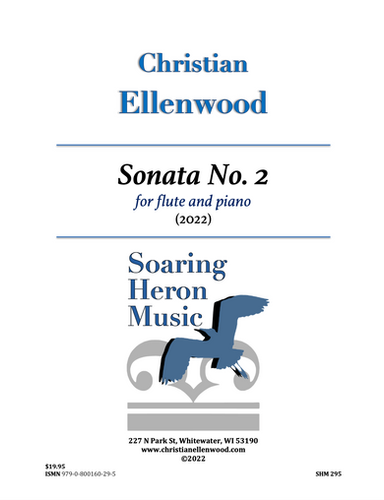 Sonata No. 2 for Flute and Piano | christian-ellenwood