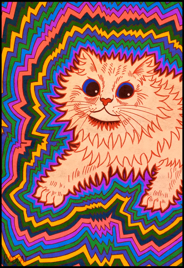 Louis William Wain anthropomorphized cats