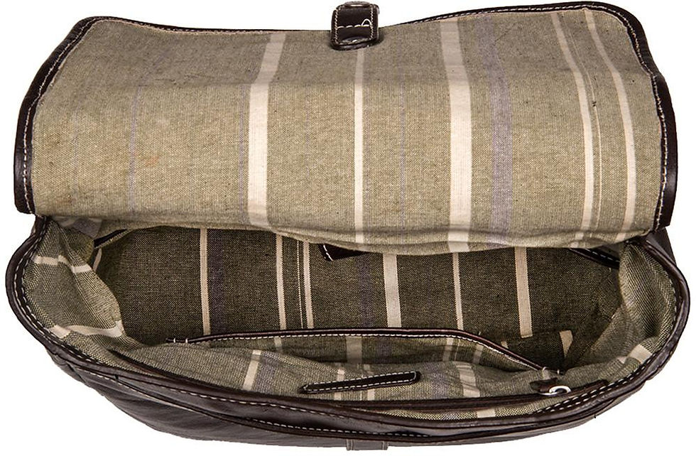 Thumbnail: Hector Large 17" Laptop Compatible Leather Backpack
