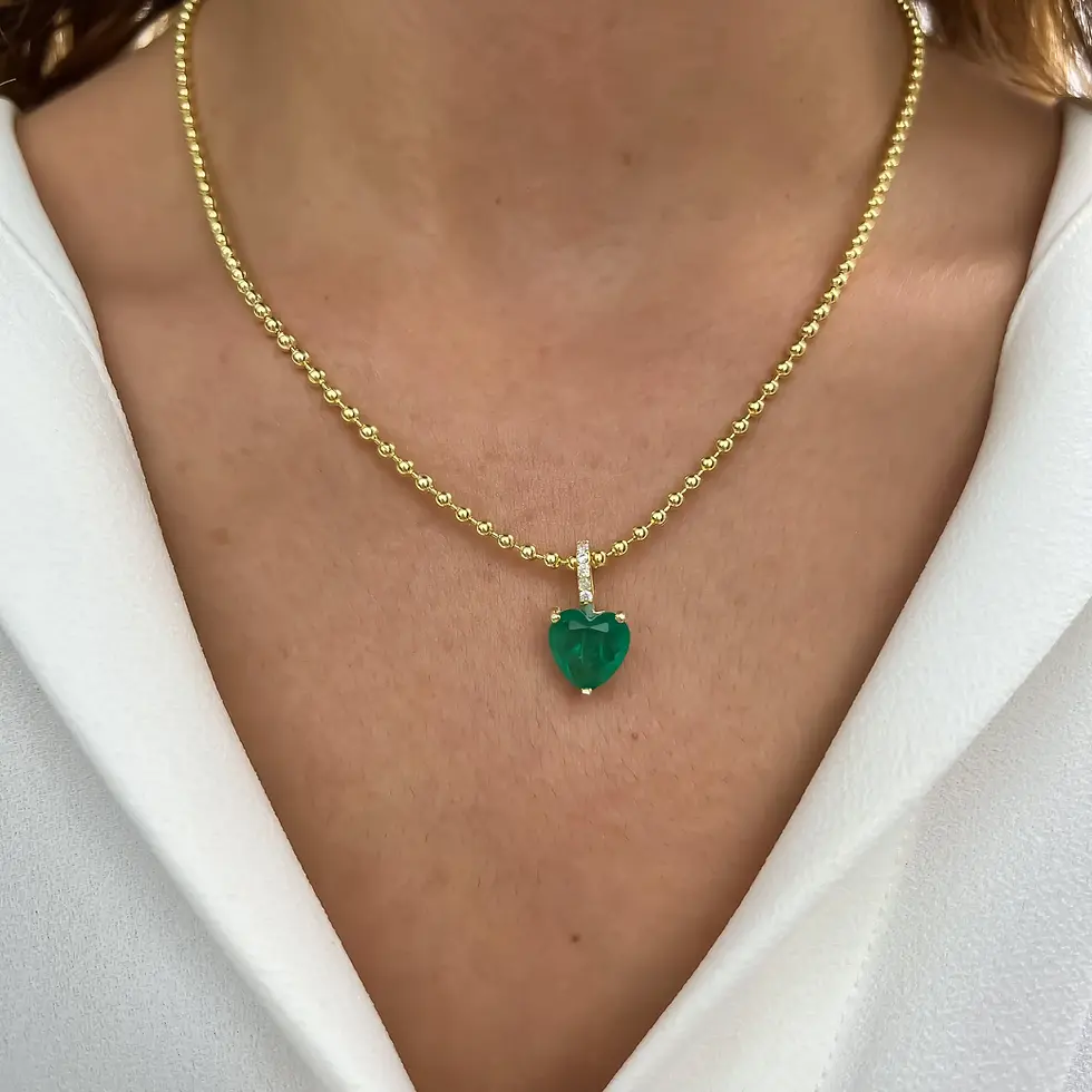 Miniatura: Colorful Cubic Zirconia Pendant Chain Necklace for Women
