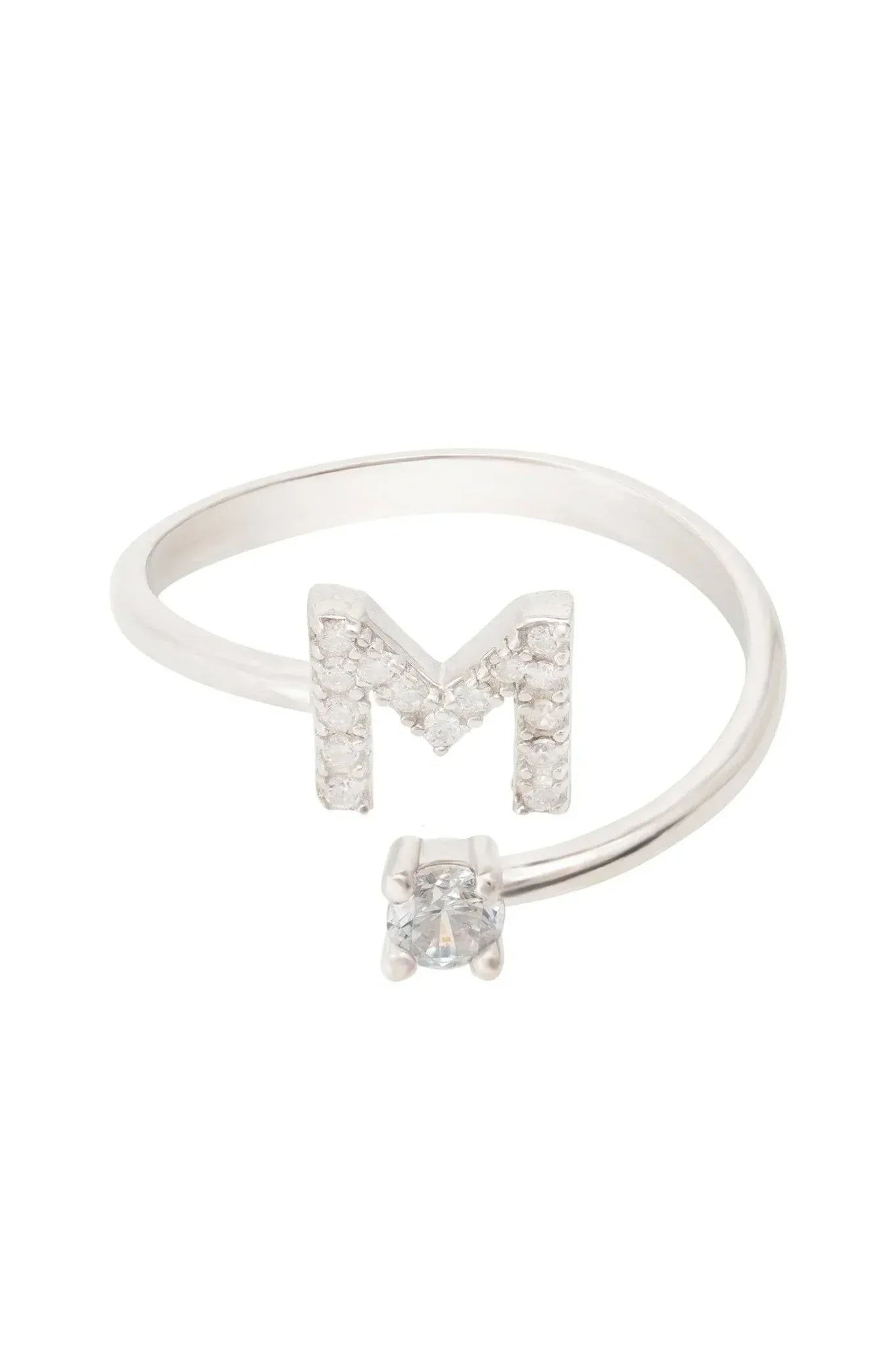 Initial Ring Silver M