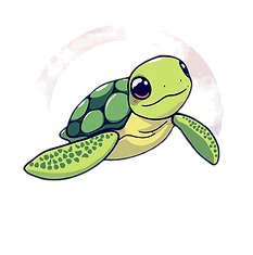 create a cute sea turtle png.png