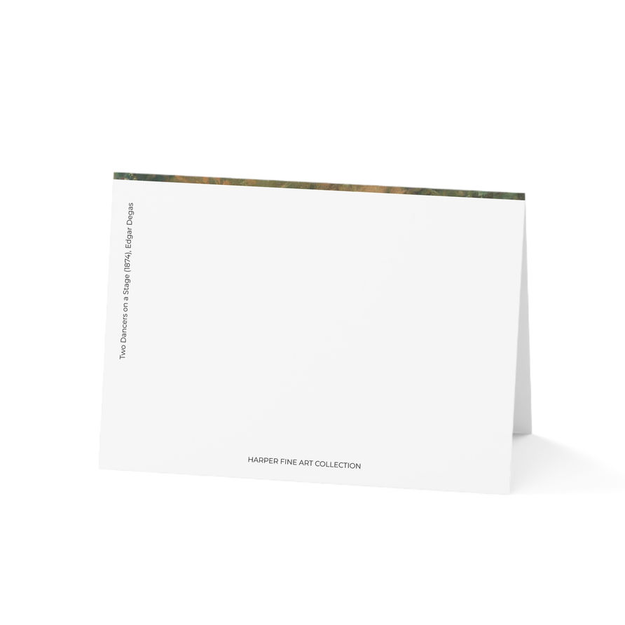 Edgar Degas - Two Dancers on a Stage : Merci - Set of 10 or 30