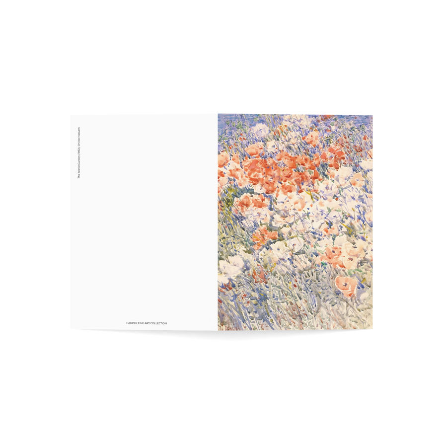 Childe Hassam - The Island Garden : Greeting Cards - Set of 10 or 30