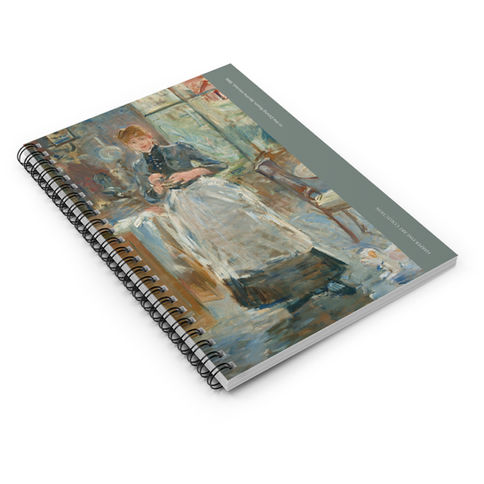 Berthe Morisot -In the Dining Room : Spiral Notebook : Ruled Line