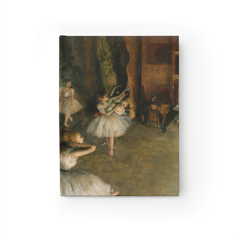 Edgar Degas - The Rehearsal of the Ballet Onstage: Journal Notebook