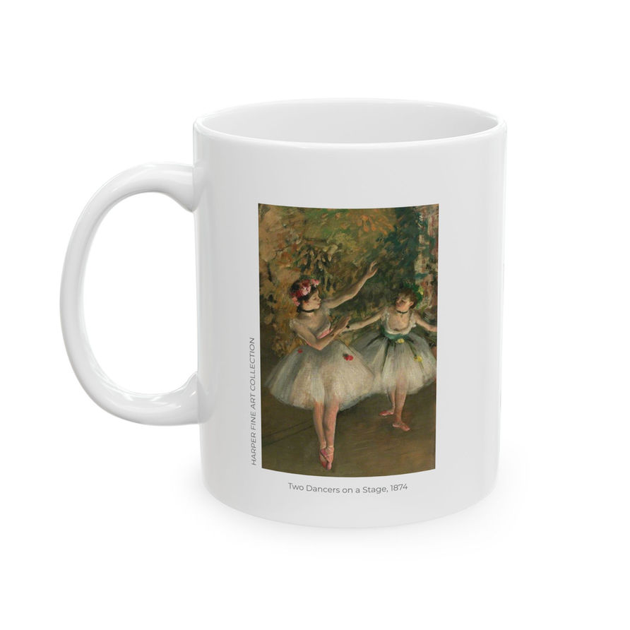 Edgar Degas X Rumi - Two Dancers on a Stage : Inspirational Art Mug
