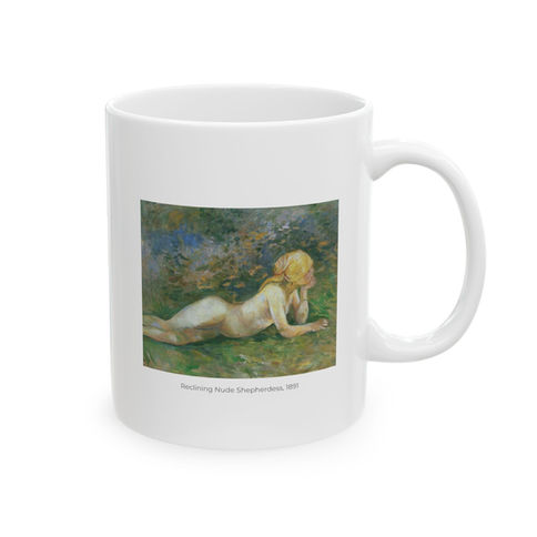 Berthe Morisot - Reclining Nude Shepherdess : Coffee Mug