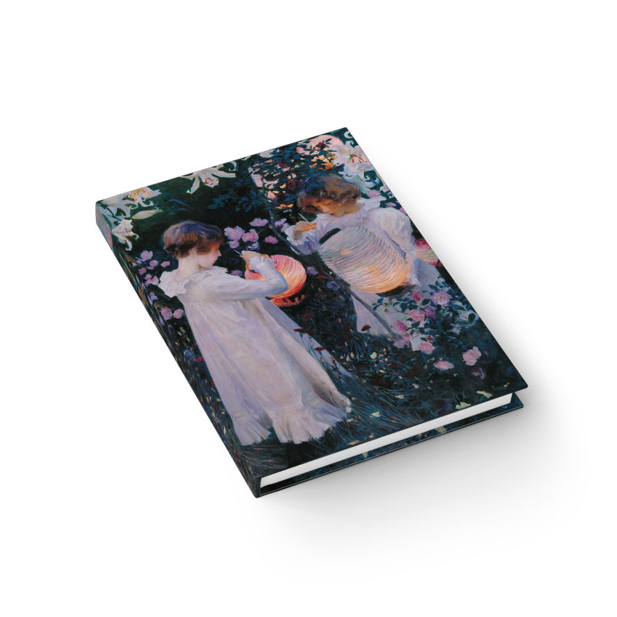 John Singer Sargent - Carnation, Lily, Lily, Rose : Journal Notebook