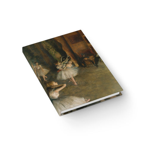 Edgar Degas - The Rehearsal of the Ballet Onstage: Notebook Journal