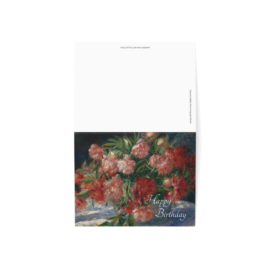 Pierre-Auguste Renoir - Peonies : Birthday Cards - Set of 10 or 30
