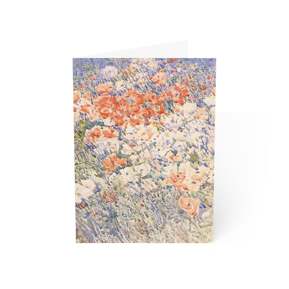 Childe Hassam - The Island Garden : Greeting Cards - Set of 10 or 30