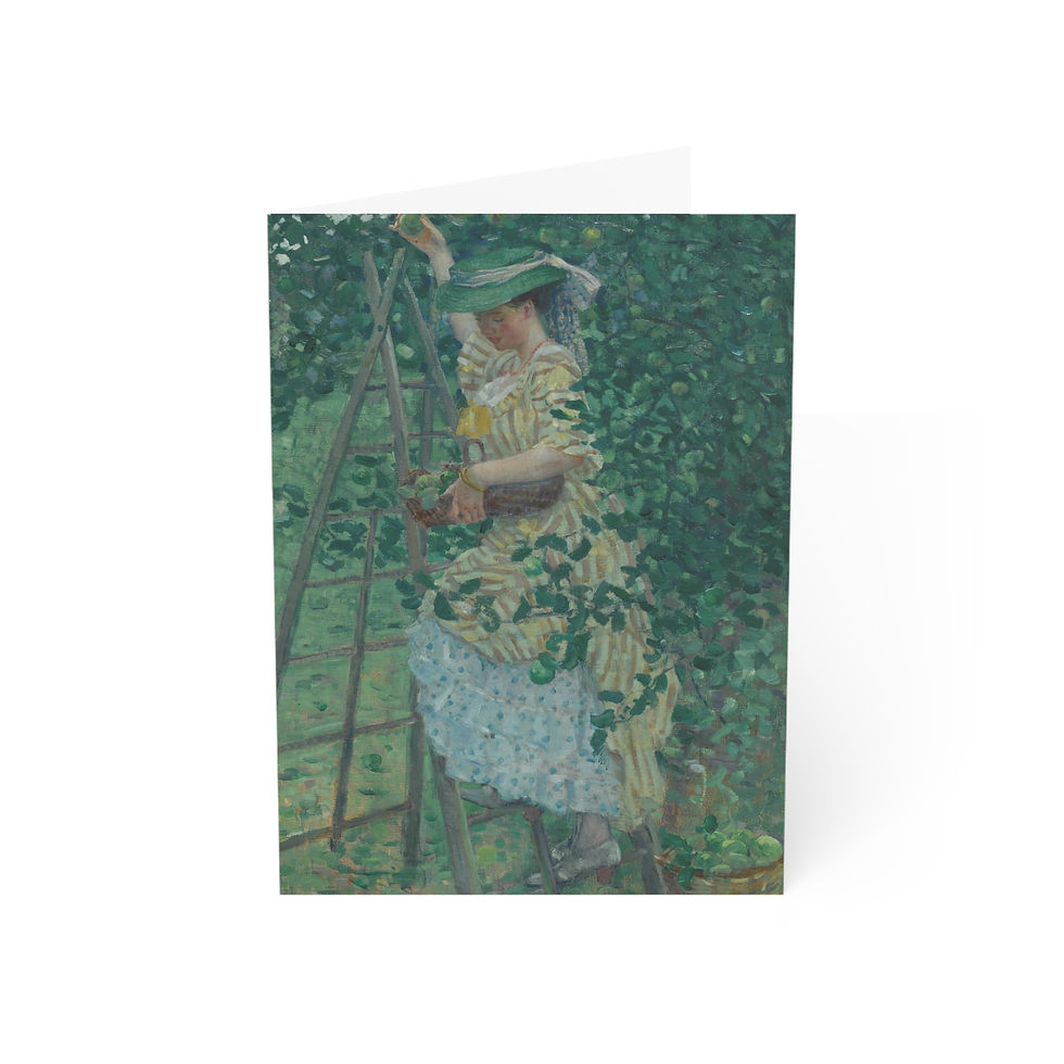 Frederick Carl Frieseke - The Apple Tree : Greeting Cards - Set of 10 or 30