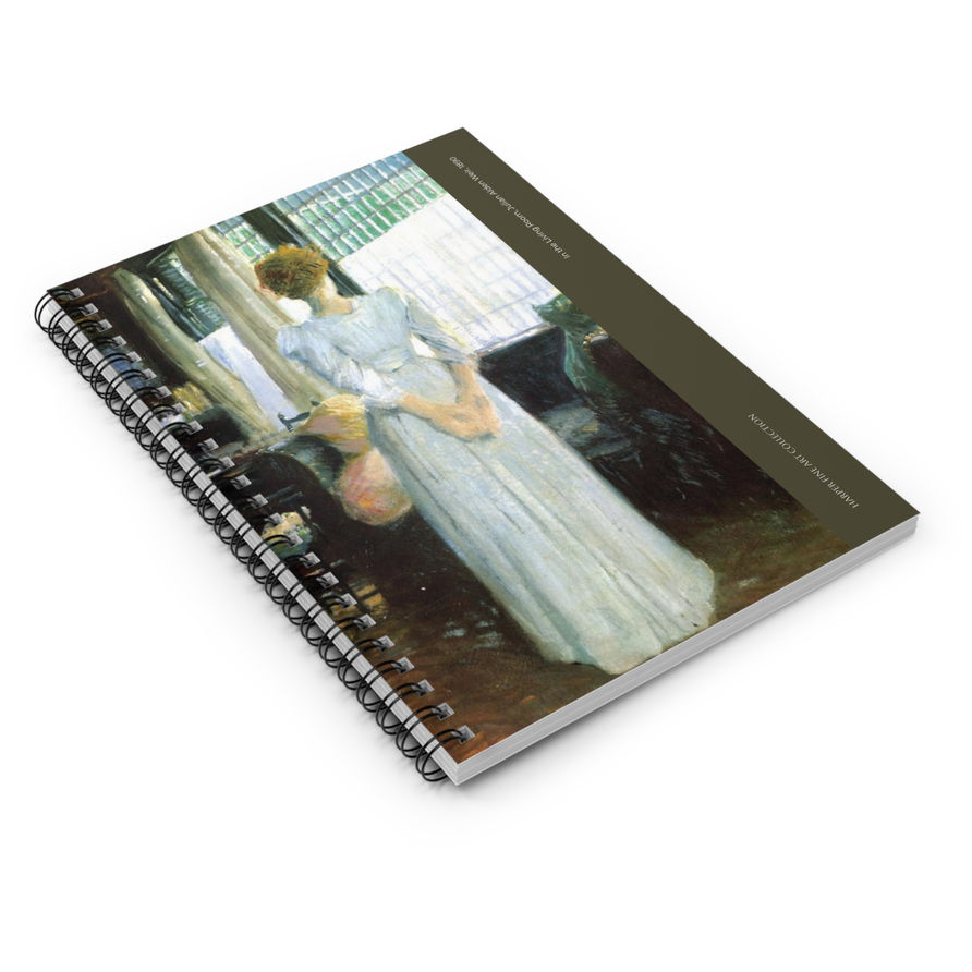 Julian Alden Weir - In the Living Room : Spiral Notebook
