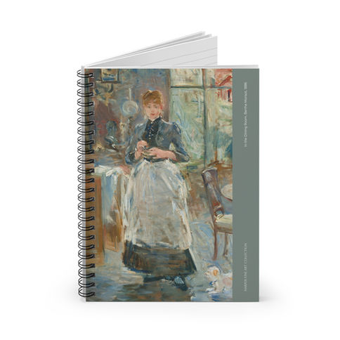 Berthe Morisot -In the Dining Room : Spiral Notebook : Ruled Line