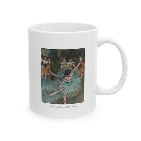 Impressionist : Edgar Degas - Swaying Dancer : Coffee Mug - Fine Art Gifts