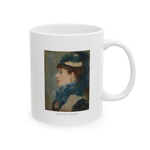 Coffee Mug: Edouard Manet - Portrait of a Lady : Fine Art Gifts