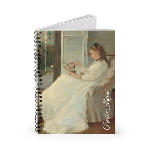 Berthe Morisot - The Artist's Sister at a Window : Spiral Notebook - Ruled Line