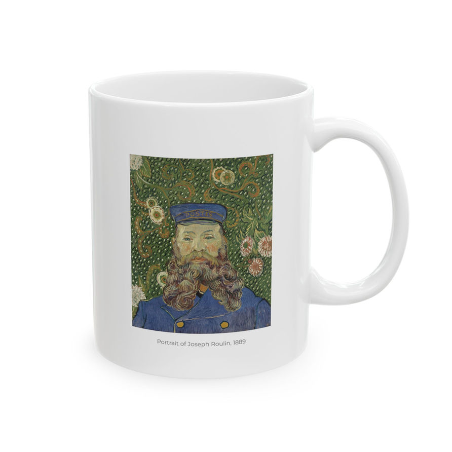 Vincent Van Gogh - Portrait of Joseph Roulin : Coffee Mug