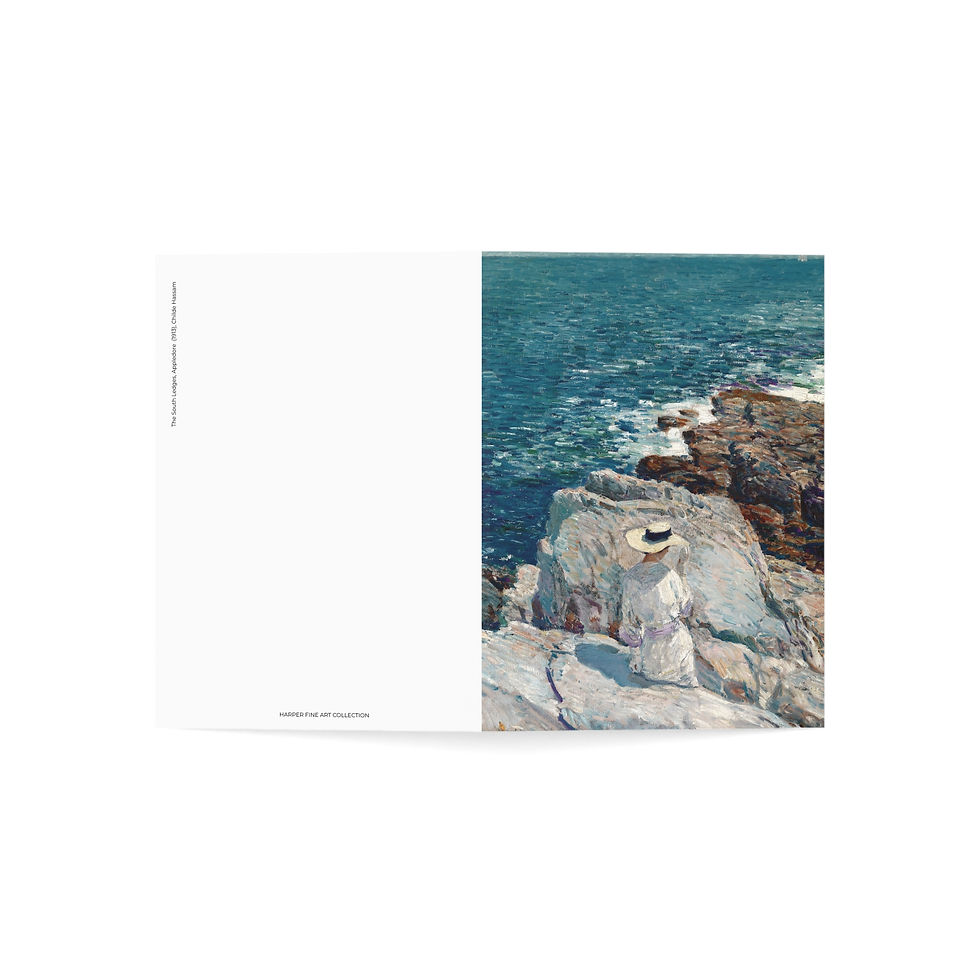 Childe Hassam - The South Ledges, Appledore : Greeting Cards - Set of 10 or 30