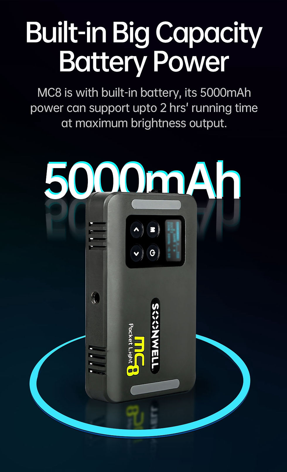Thumbnail: SOONWELL MC8 RGBWW Pixel Pocket Light with Music Sound Effect