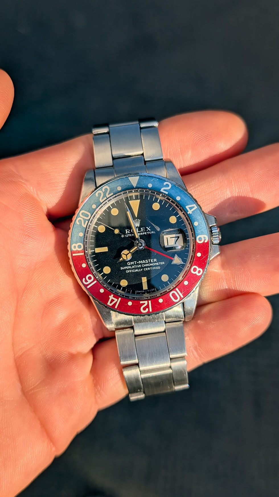 Thumbnail: Rolex GMT Master | Long E - top condition | ref. 1675 from 1968