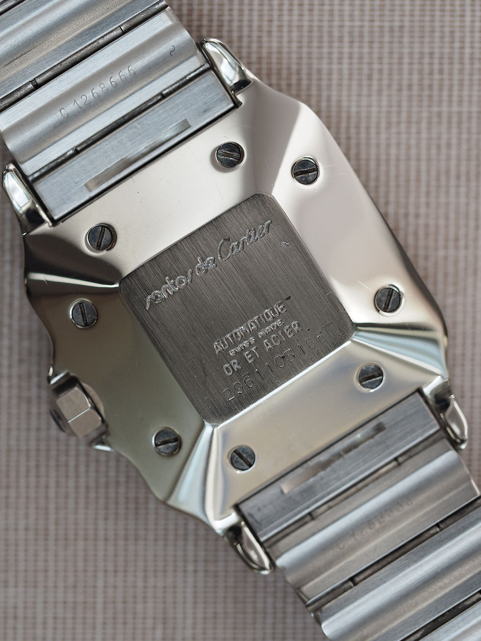 Thumbnail: SOLD | Cartier Santos Ghost | Ghost | ref. 2961 from 1980s