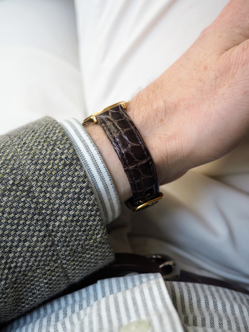 Thumbnail: Cartier Arcade | ultra thin hand wound | ref. 9605 from 1970s