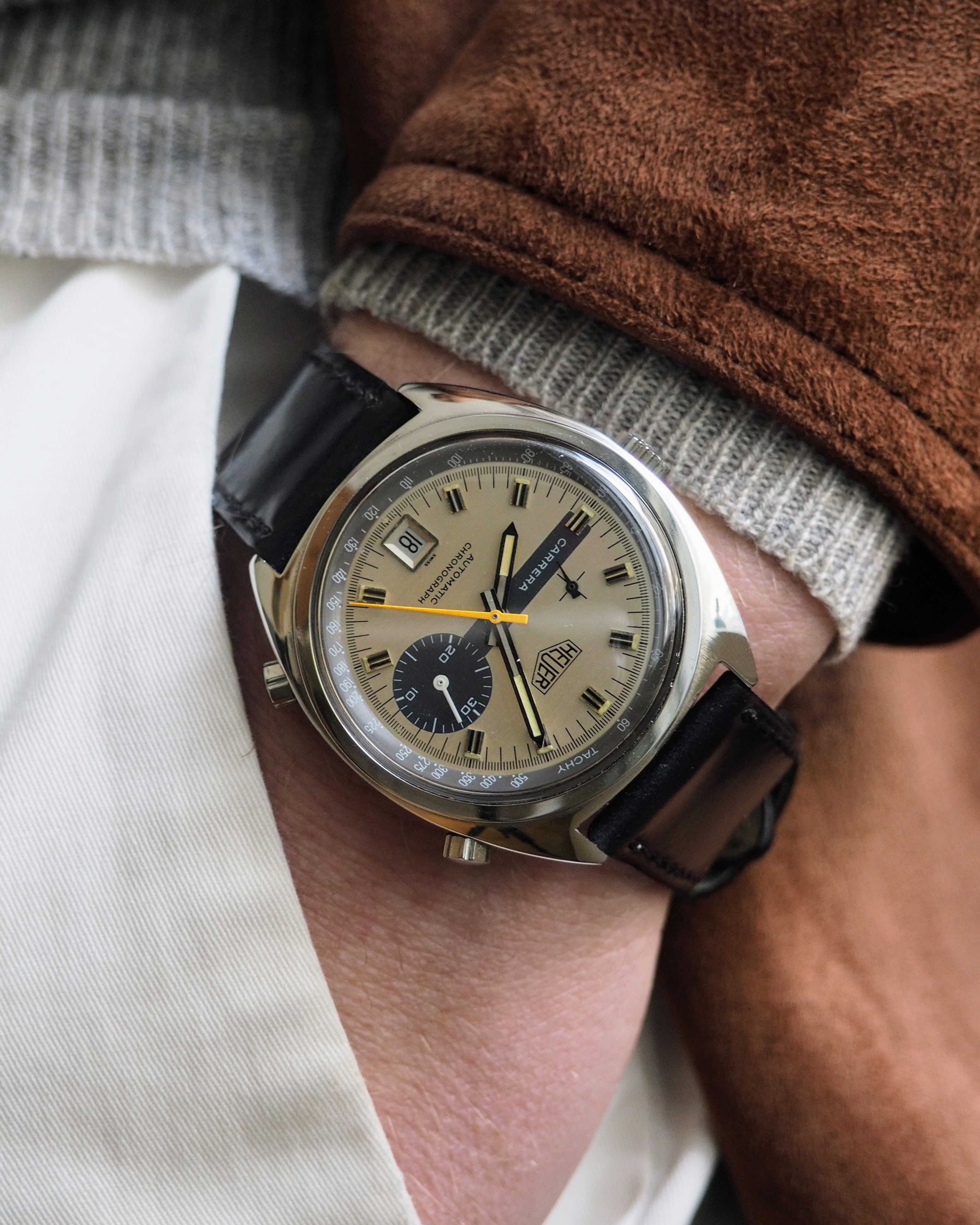 Heuer Carrera | rare | ref. 1553 from 1970s