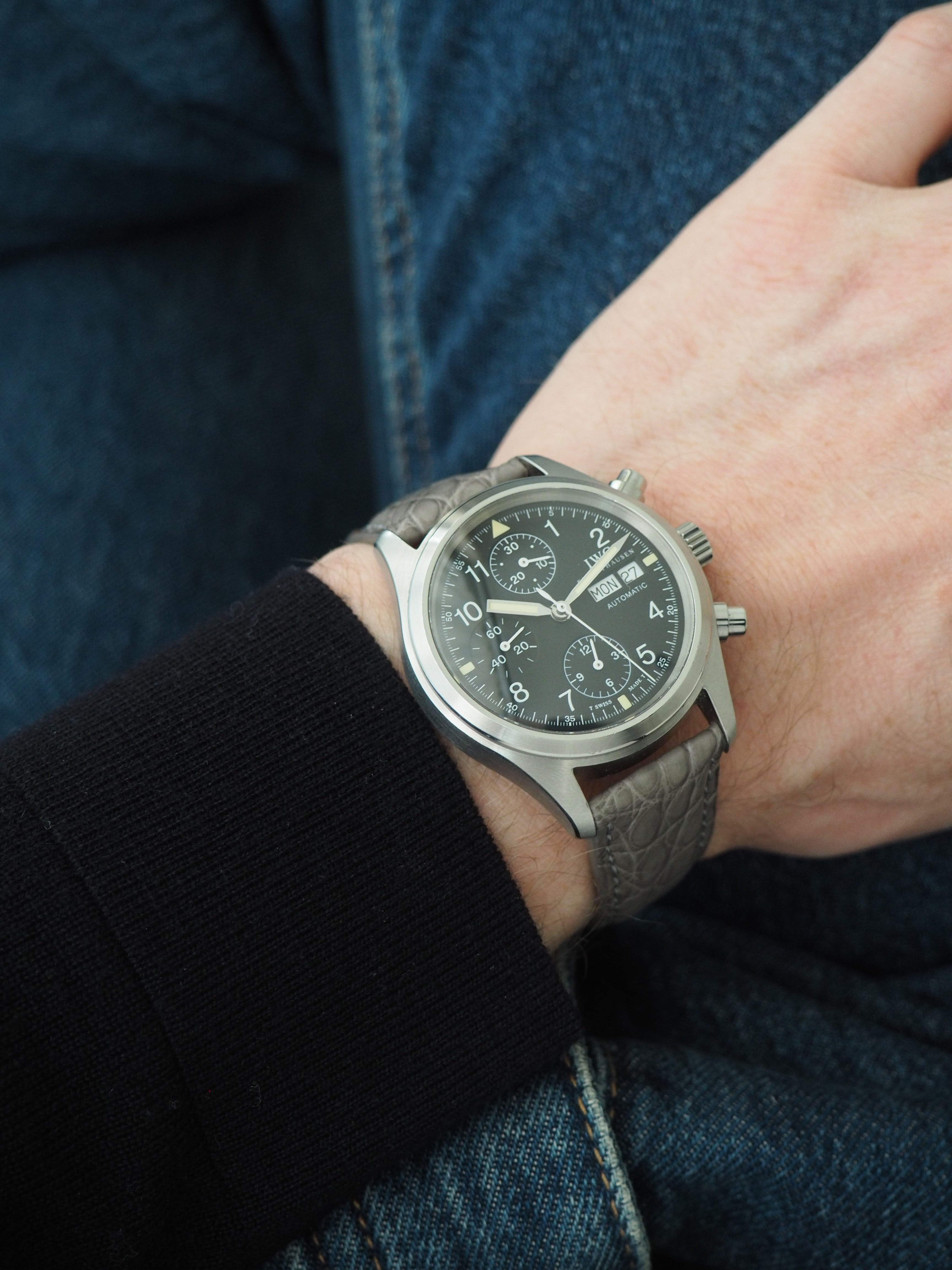 IWC Flieger Chronograph | Tritium | ref. 37.06 from 1990s
