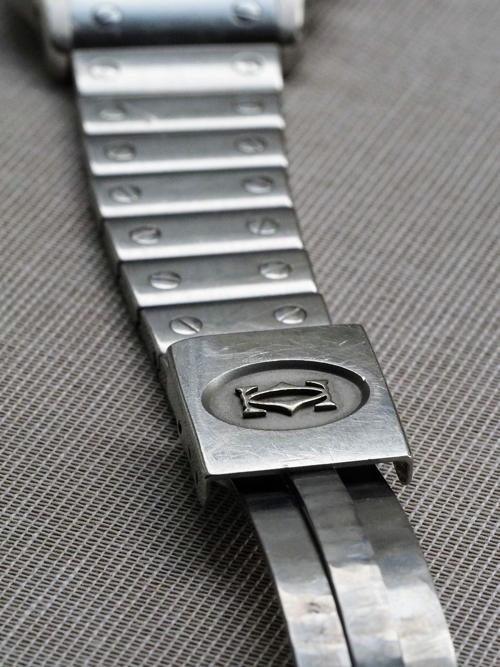 Thumbnail: SOLD | Cartier Santos | First owner, Galbee mk1 | ref. 987901 from 1990s