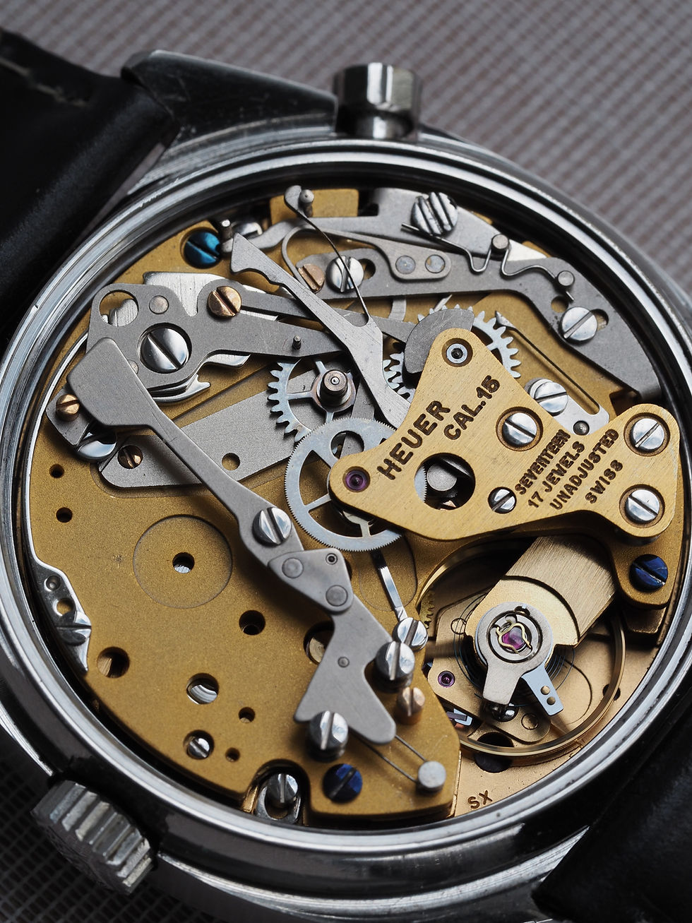 Thumbnail: Heuer Carrera | rare | ref. 1553 from 1970s
