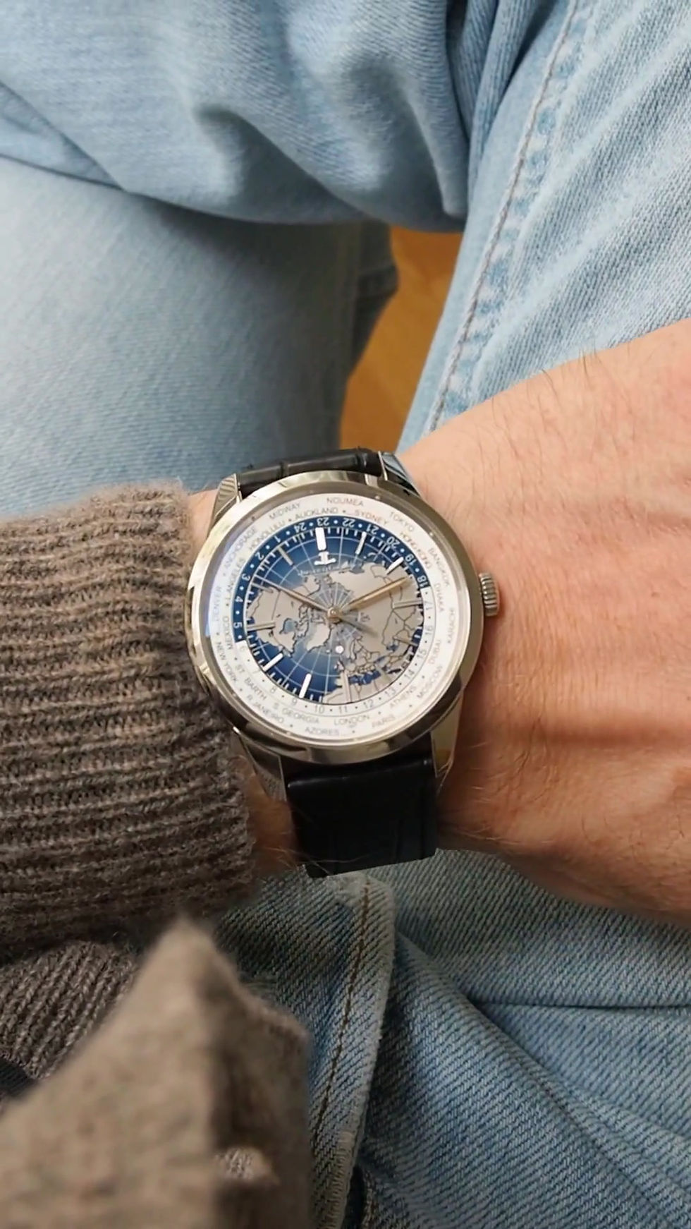 Thumbnail: SOLD | Jaeger LeCoultre Geophysic | Worldtime | ref. Q8108420 from 2019