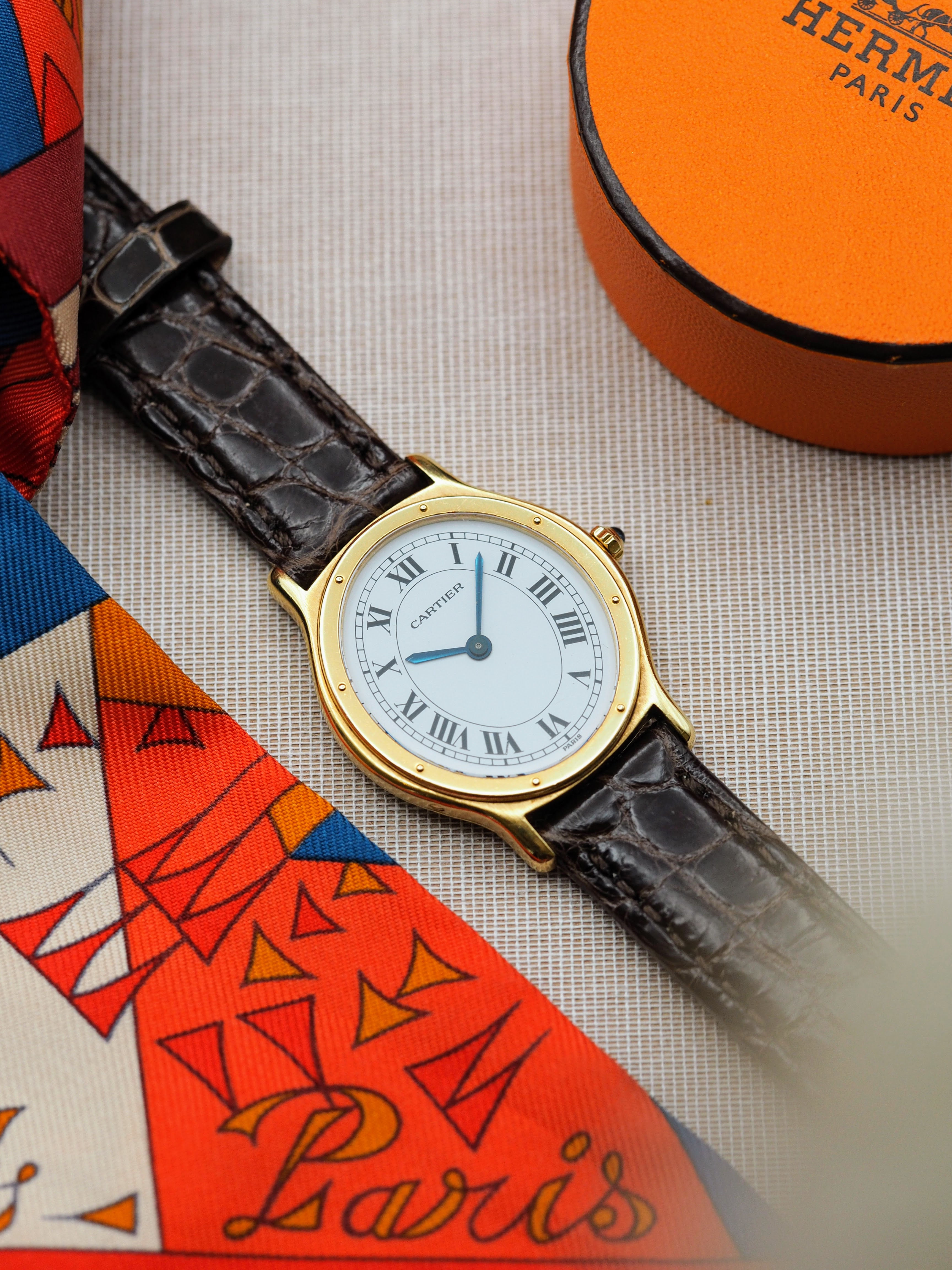 Cartier Arcade | ultra thin hand wound | ref. 9605 from 1970s