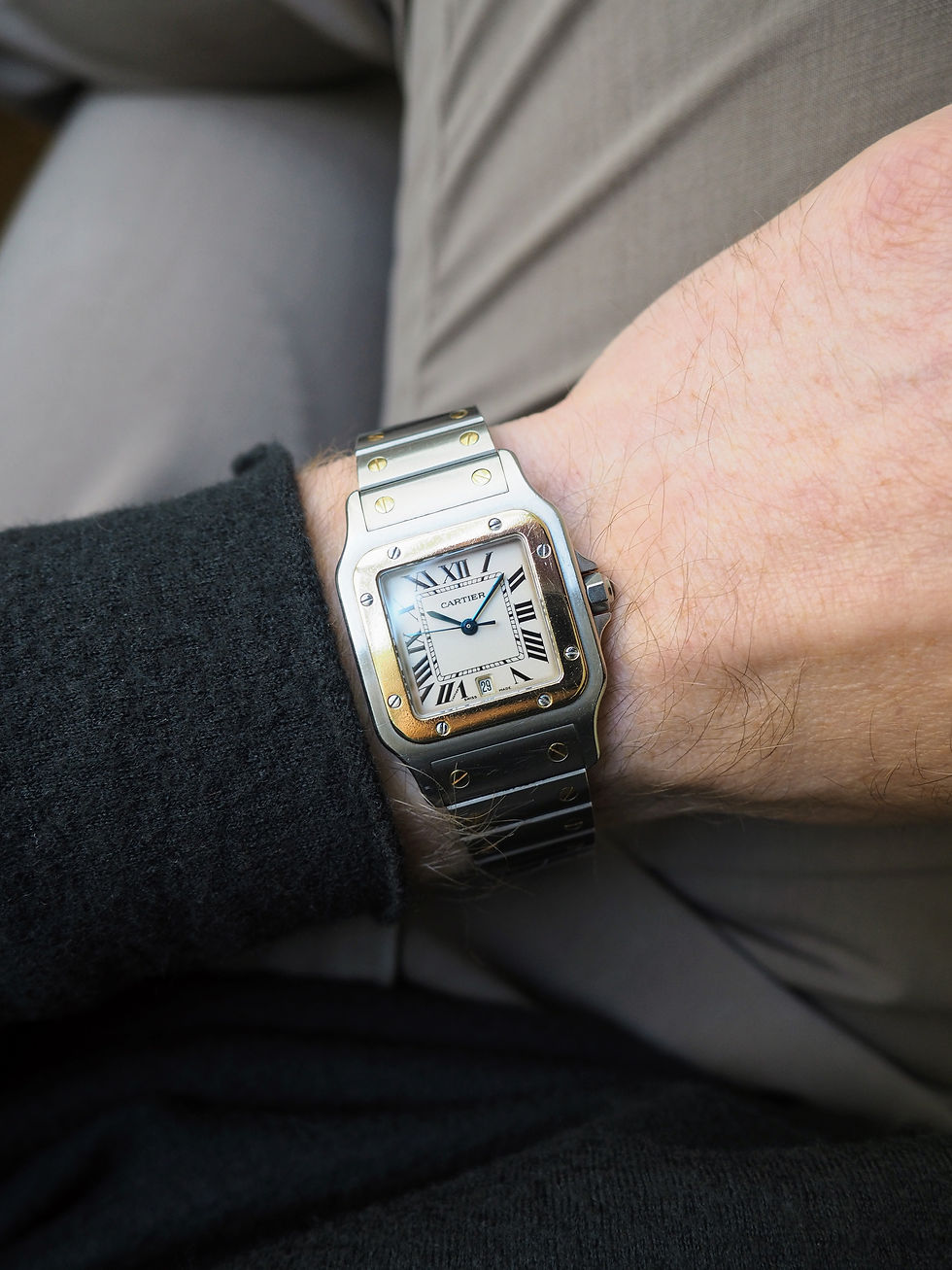 Miniaturbild: Cartier Santos Galbee | Full-Set | ref. 1566 aus 2002