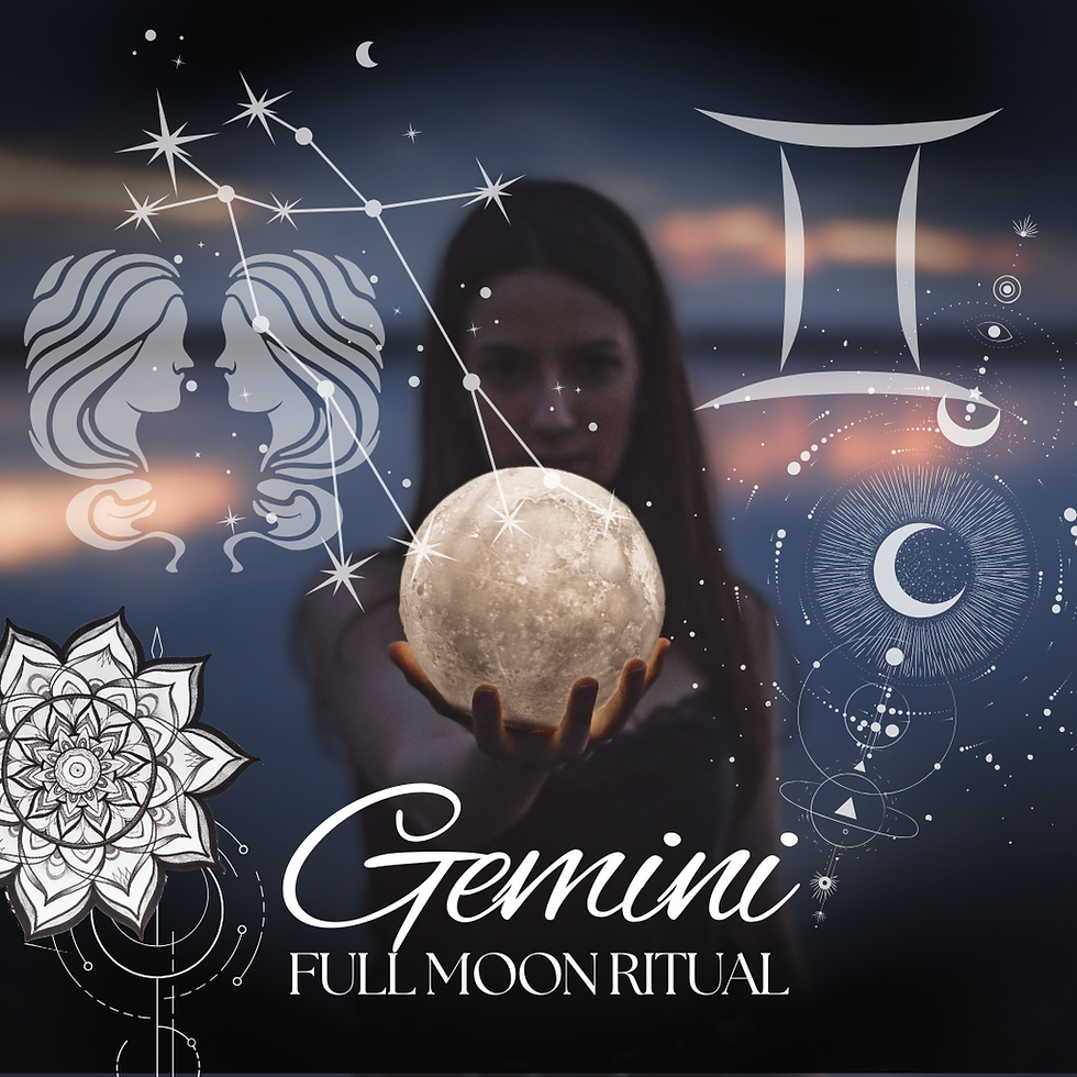 🌕 Gemini Full Moon Ritual – Live on Zoom