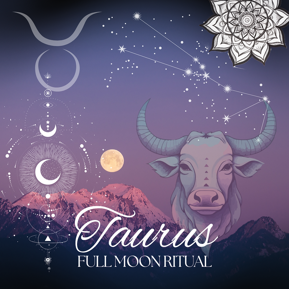 🌕 Taurus Full Moon Ritual – Live on Zoom