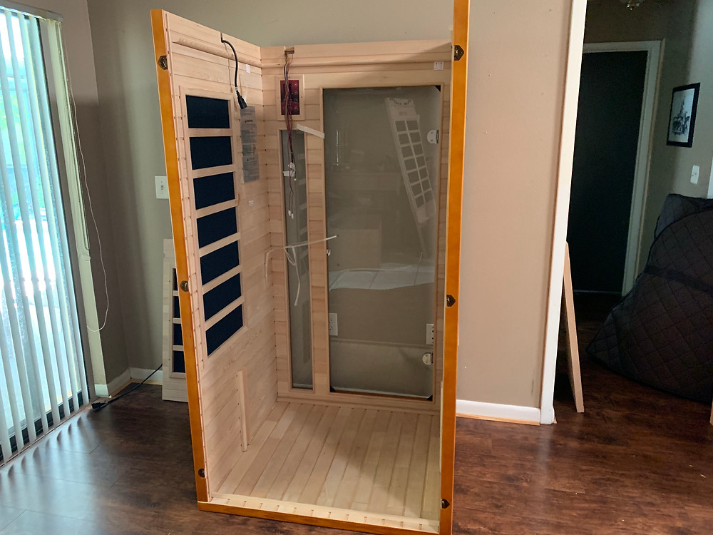 DYNAMIC SAUNAS AMZ-DYN-6106-01 Barcelona 1-2 Person Far Infrared Sauna - assembly part 2