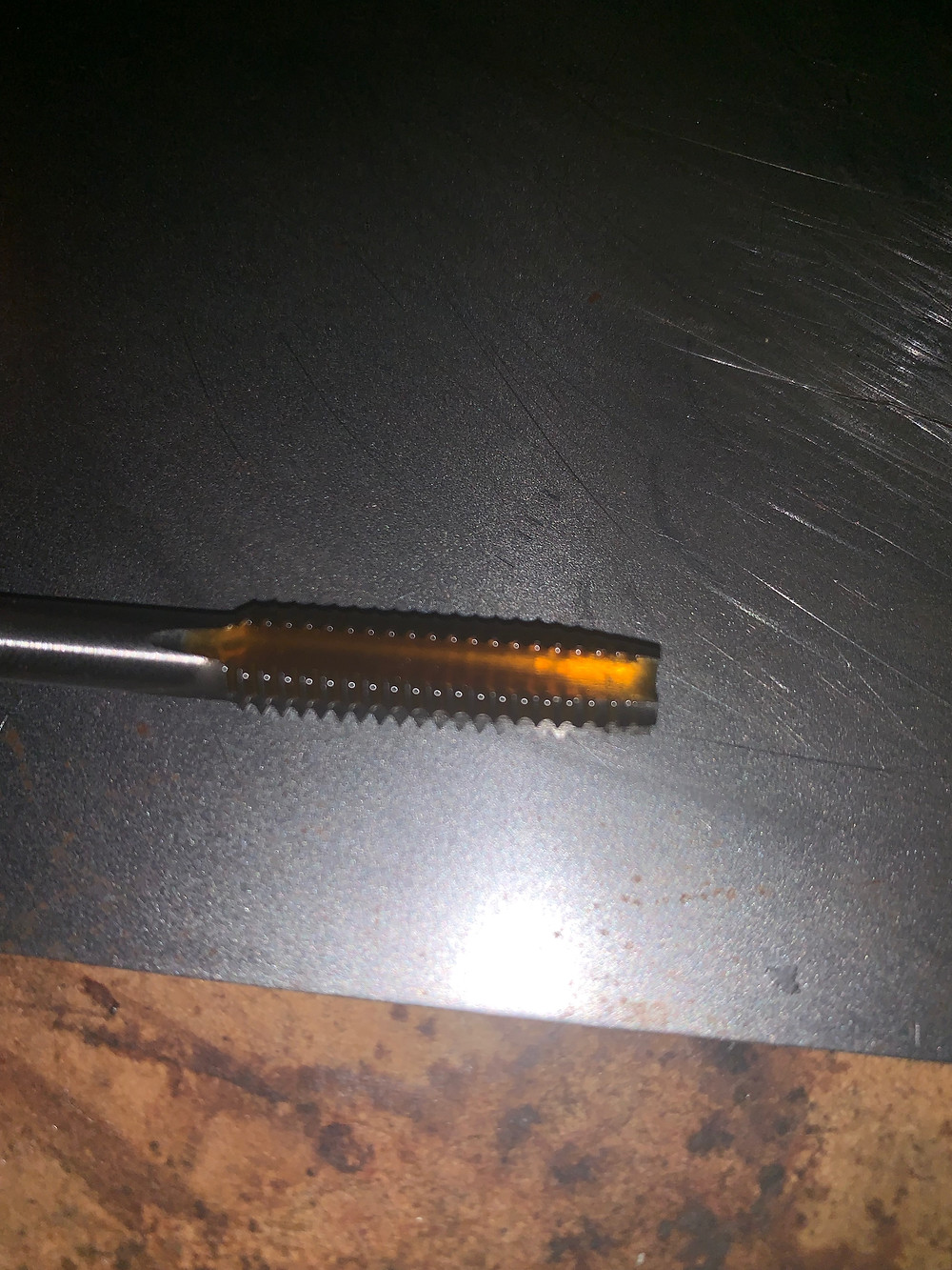 GEARWRENCH 5/16 x 18 NC Taper Tap - Holding oil