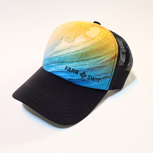 Farr + Swit [Limited Batch] Big Wave Photo - Mesh Snapback