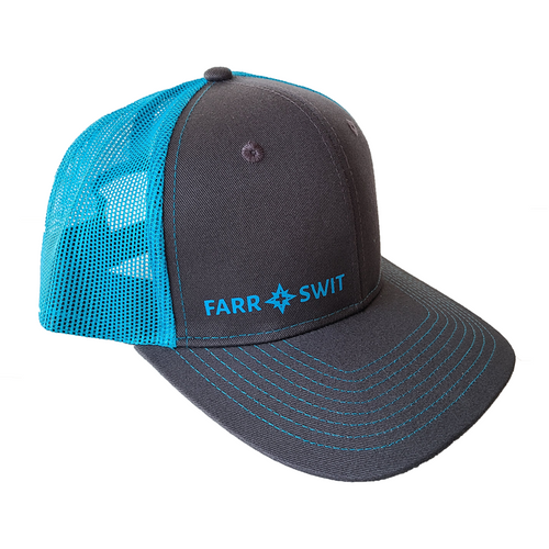 Farr + Swit Mini Farr + Swit Logo Grey/Black - Mesh Snapback