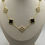 Thumbnail: Clover Necklace CZ 18K Gold Plated 925 Sterling Silver 10 motif Clover Necklace
