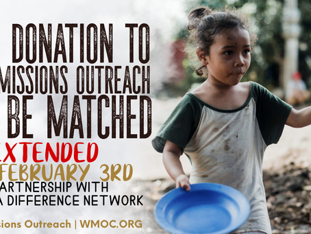 Match Your Giving Funds Now!