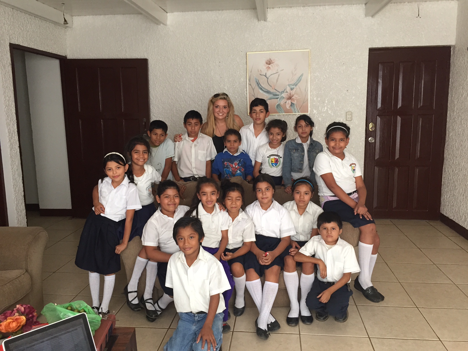 Hanging out at the mission house!