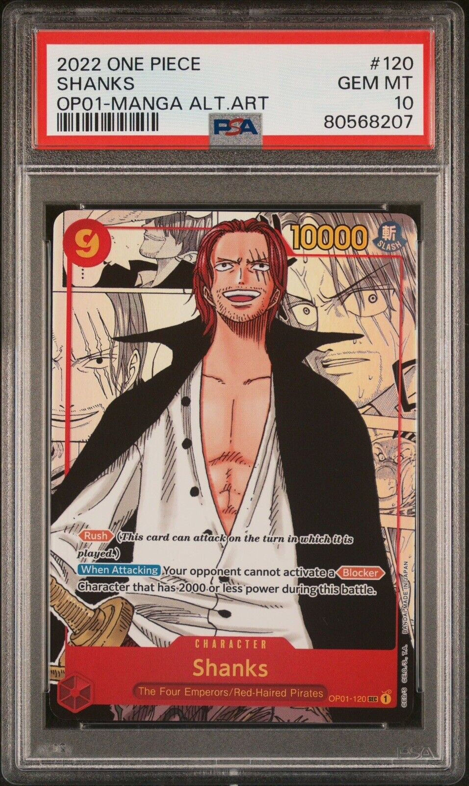 Shanks [Manga Alternate Art] OP01-120