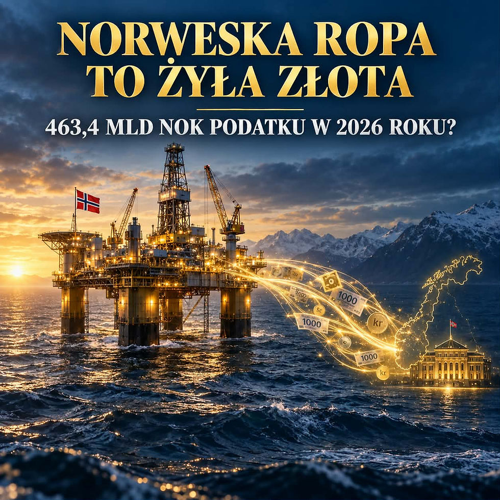 Norweska ropa nadal płynie złotem.