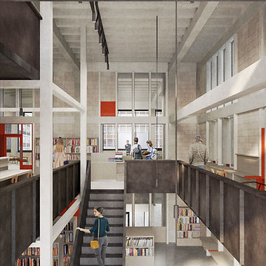 Aula - library, within the west cabinet